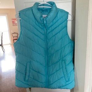Gap Womens Baby Blue Puffer Vest Size Small